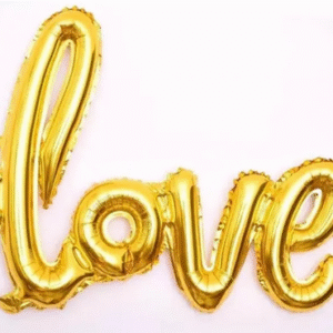 Love Balloon (Silver And Golden)